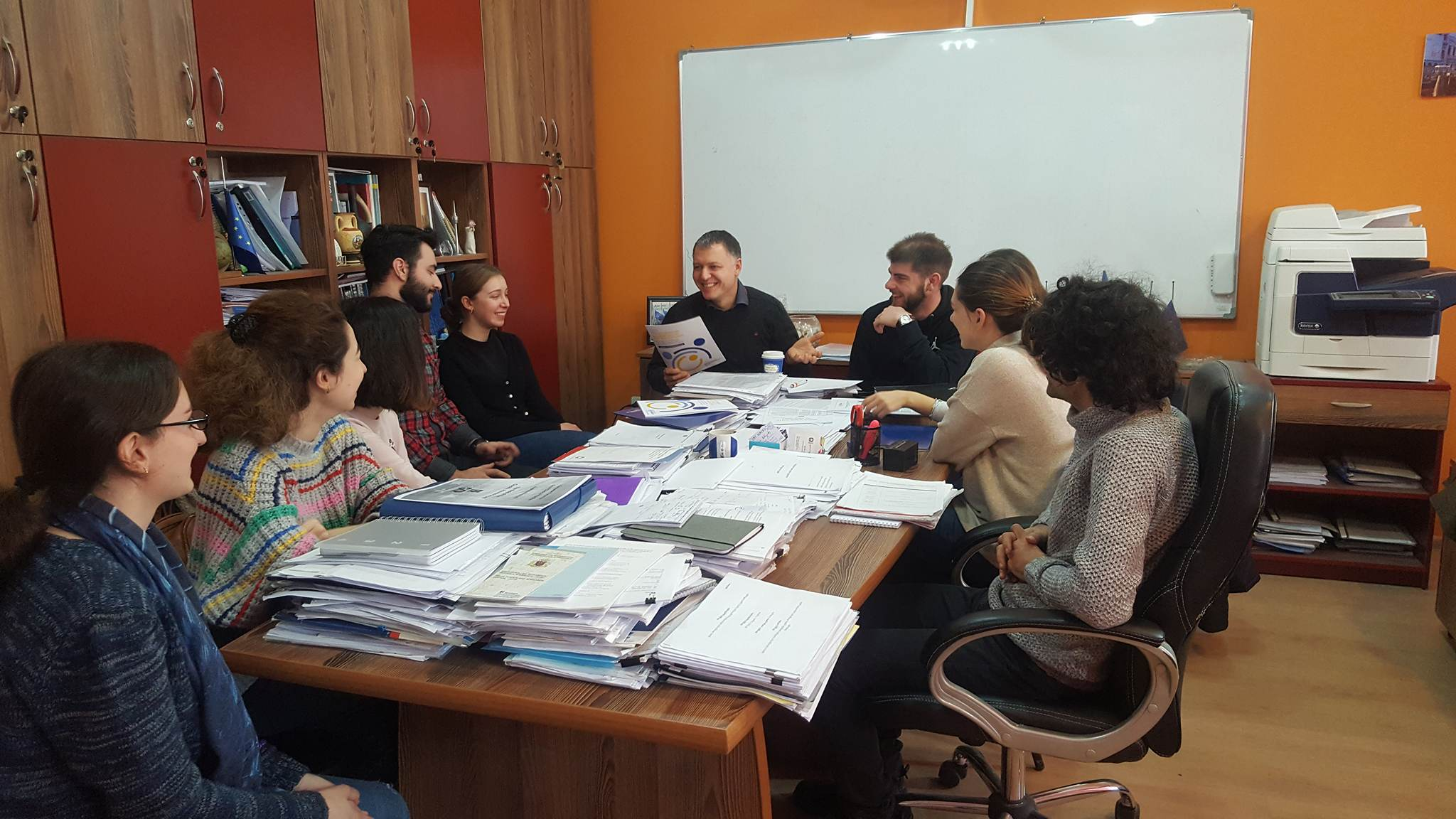The Meeting of Prof. George Pkhakadze with students of DTMU